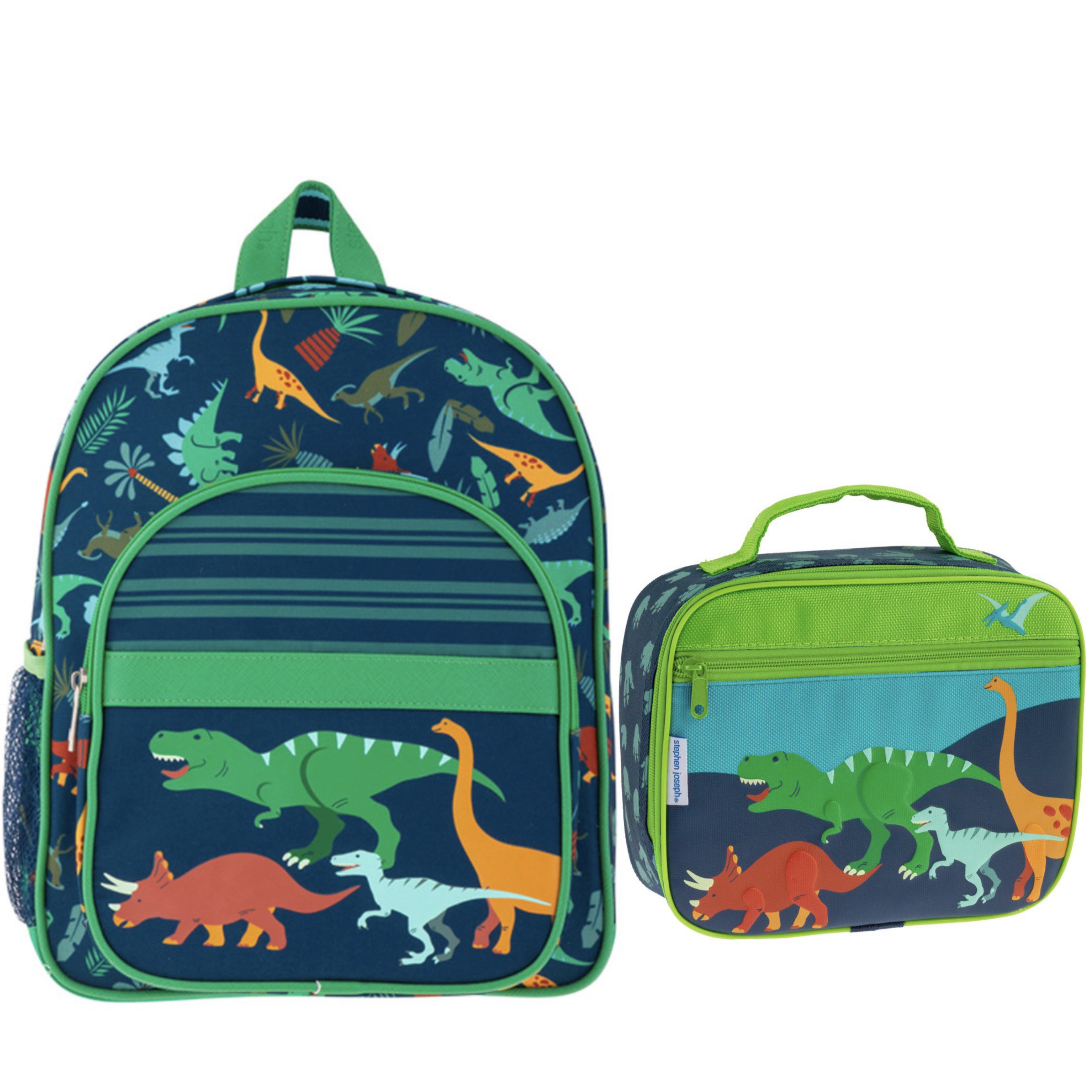 Littletown Stephen Joseph Boys Classic Dino Backpack Insulated Lunch Box Set NO EXCHANGE OR RETURNS ON THIS PRODUCT Online Luxury Store for Kids