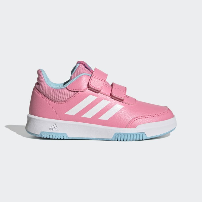 Littletown Adidas Toddler Girl Tensaur Hook and Loop Shoes Pink LT Blue Online Luxury Store for Kids