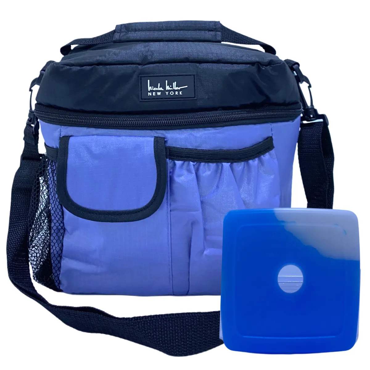 Littletown Nicole Miller Luxe Big Insulated Lunchbag Cobalt Blue NO RETURNS OR EXCHANGE ON THIS PRODUCT Online Luxury Store for Kids