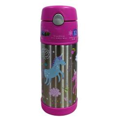 Thermos Stainless Steel Funtainer Water Bottle with Straw, Unicorn, 355ml/12oz - Pink/Multicolour (NO RETURNS OR EXCHANGE ON THIS PRODUCT) - 37500 in warri, delta state, Nigeria