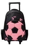 Smiggle Striker Neon Pink/ Black Trolley Backpack With Light Up Wheels (NO RETURNS OR EXCHANGE ON THIS PRODUCT)
